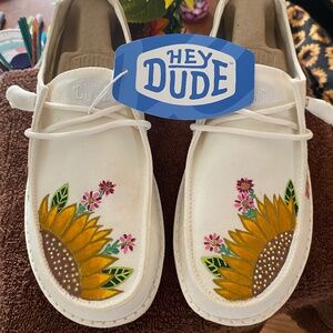 Hand painted HEY DUDES